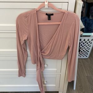 forever 21 wrap/tie top